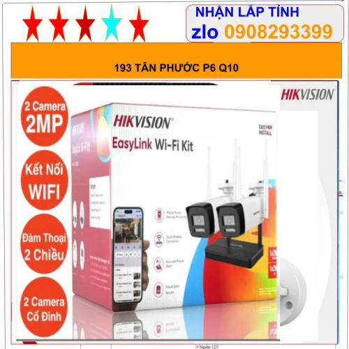 (Bao công lắp)Bộ Kit Camera WiFi EasyLink NKS422W02H 2MP HIKVISION